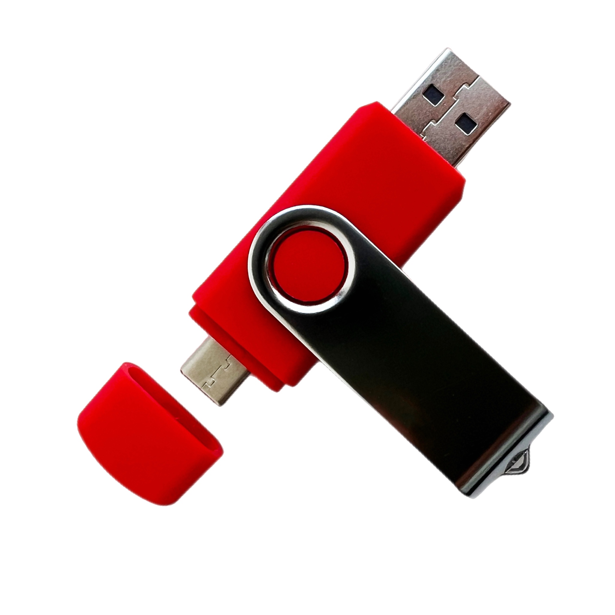 Флешка 104 OTG Type-C пластик 16 ГБ белый