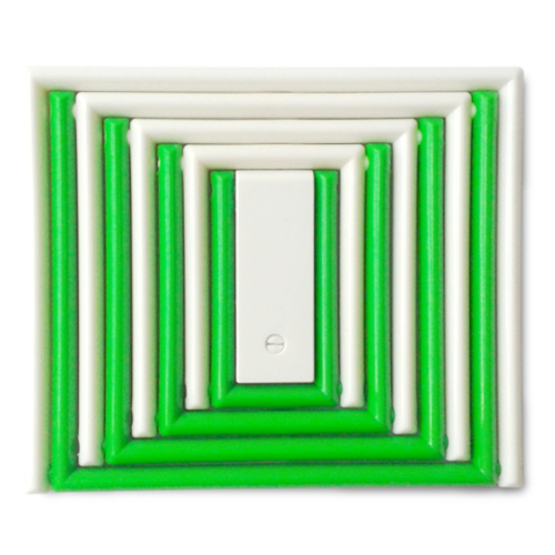 USB-флешка модель 119, (USB 2.0), объем памяти 512 MB, цвет белый/зеленый