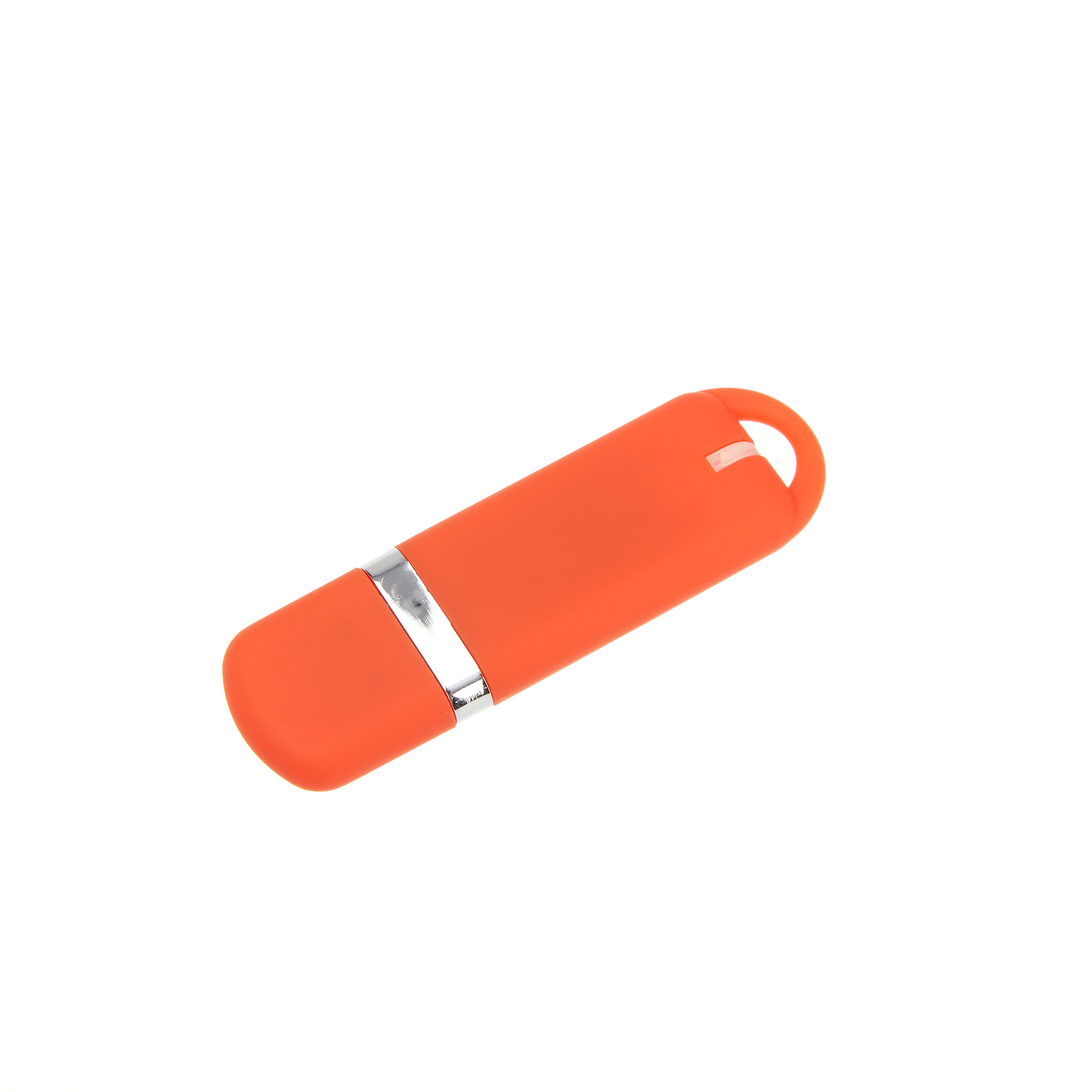 USB-флешка модель 187 Soft Touch, (USB 2.0), объем памяти 32 GB, цвет оранжевый