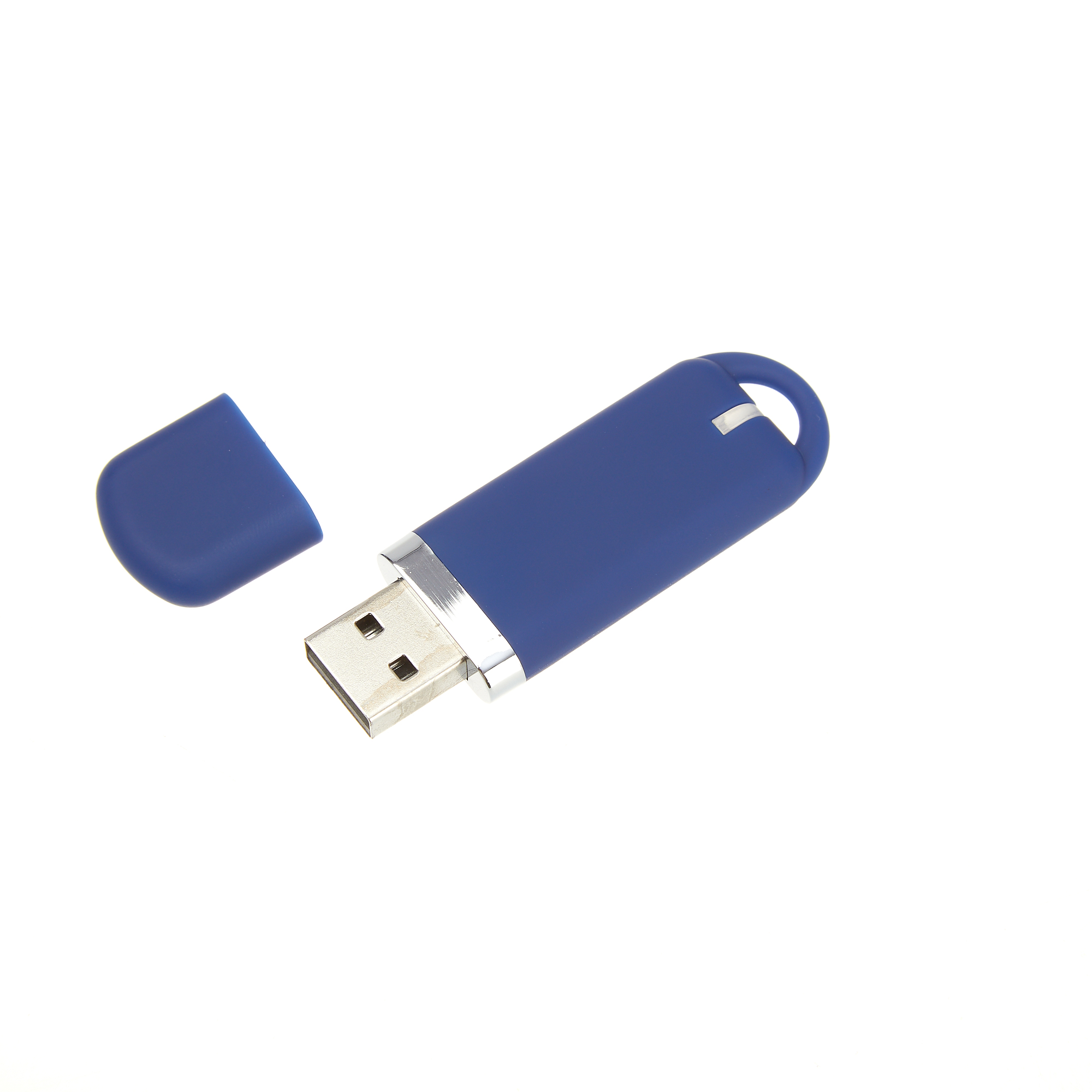 USB-флешка модель 187 Soft Touch, (USB 3.0), объем памяти 32 GB, цвет синий