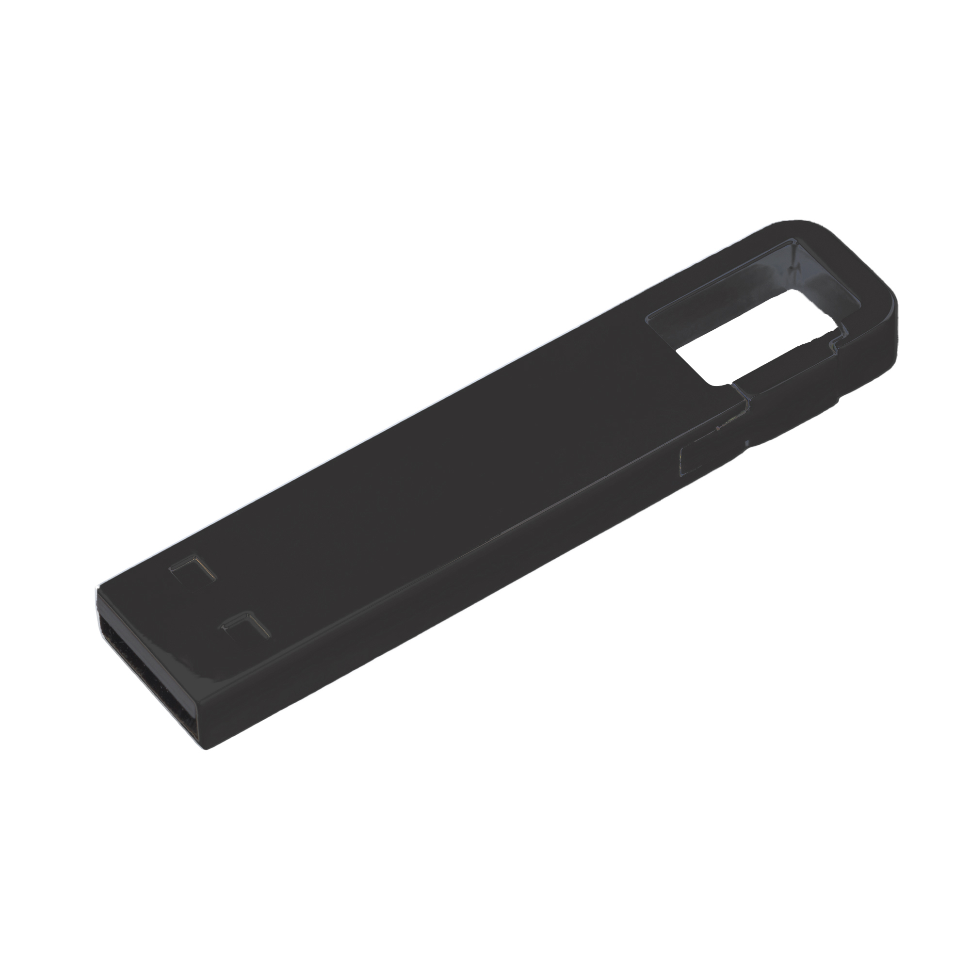 USB-флешка модель 282 B Gloss, (USB 2.0), объем памяти 4 GB, цвет черный