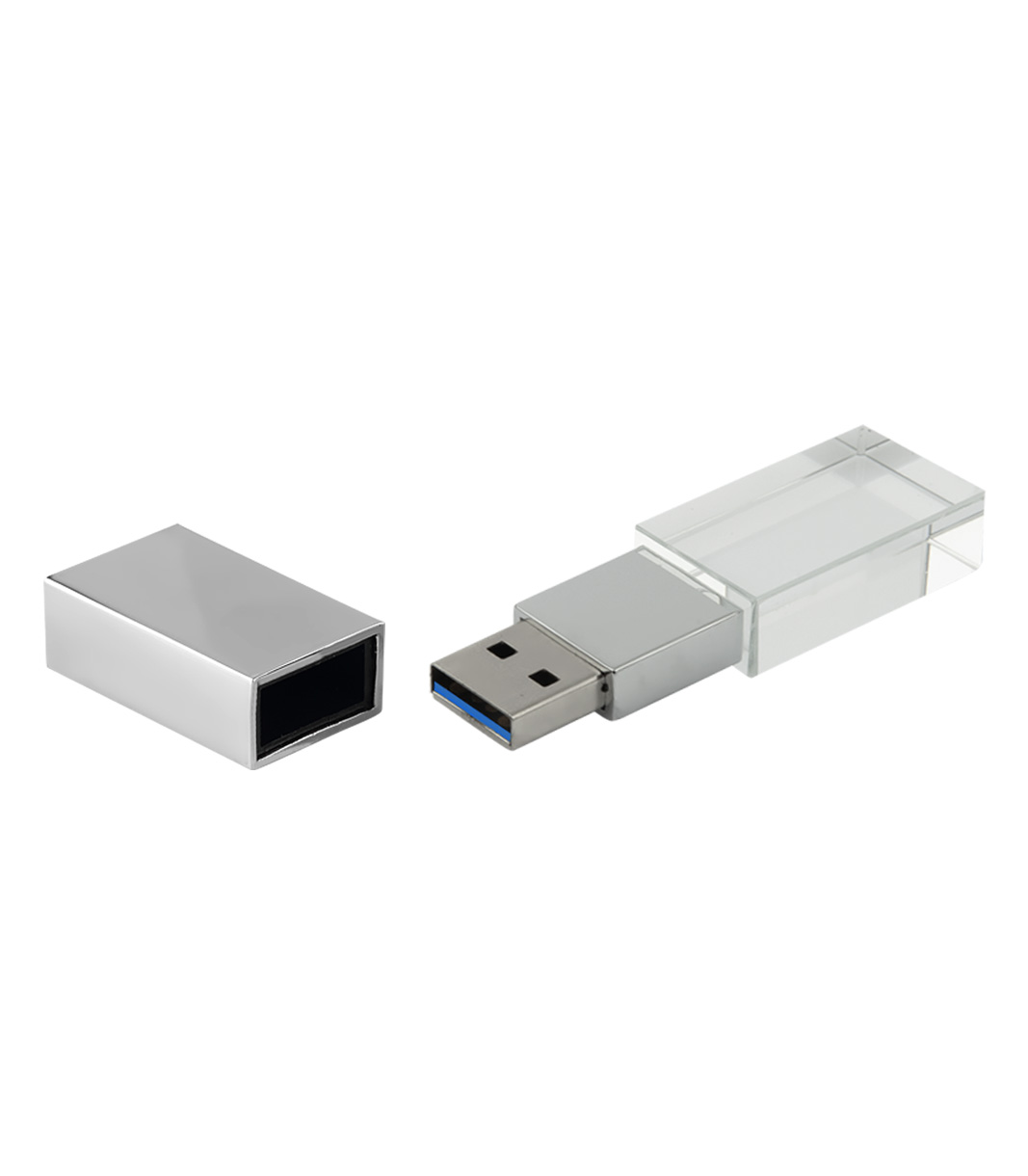 USB-флешка модель 310 Gloss, (USB 2.0), объем памяти 4 гб, цвет серебро