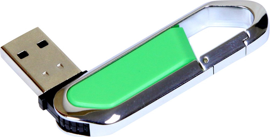 USB-флешка модель 317, (USB 2.0), объем памяти 512 MB, цвет зеленый