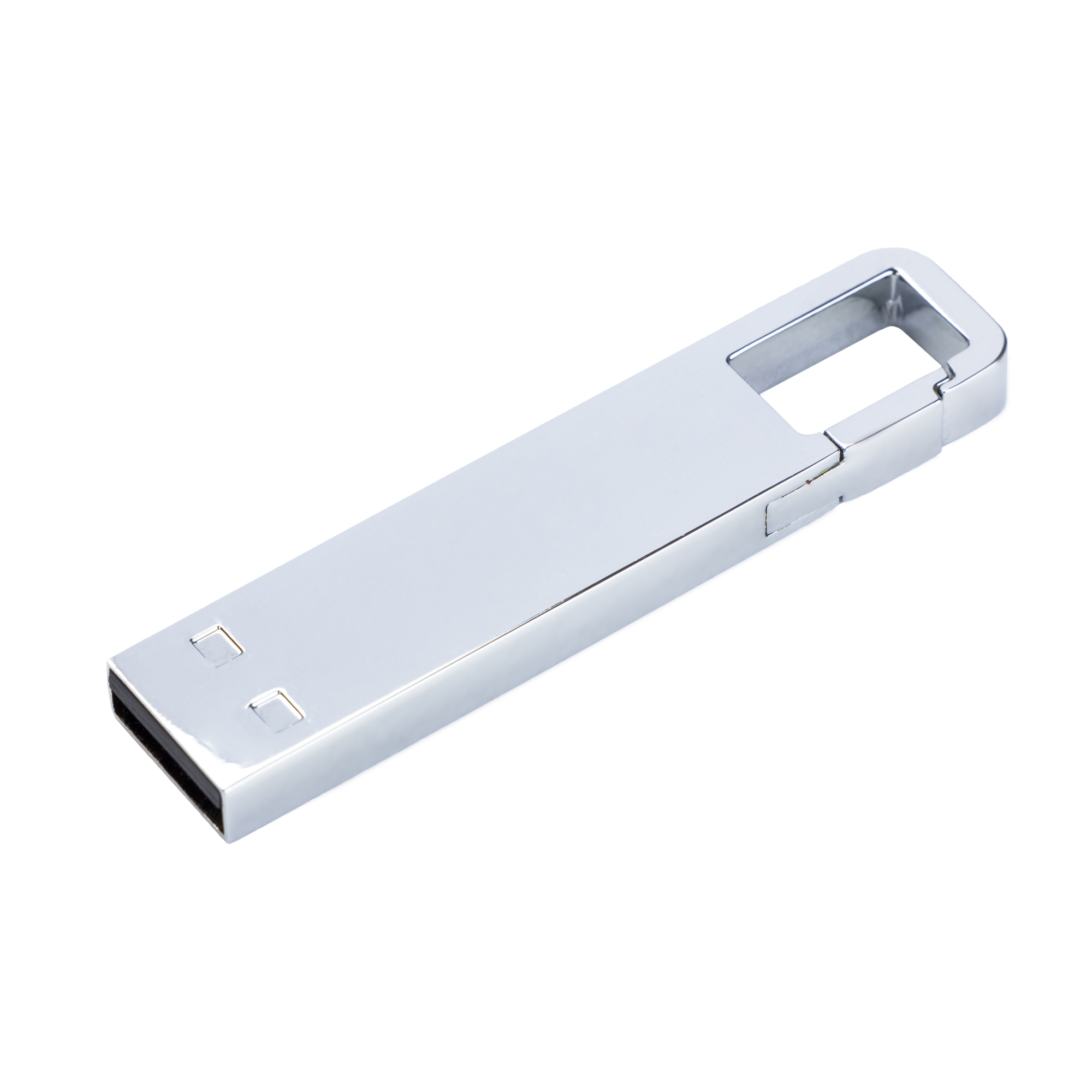 Флешка 282 S Gloss металл 4 ГБ серебро