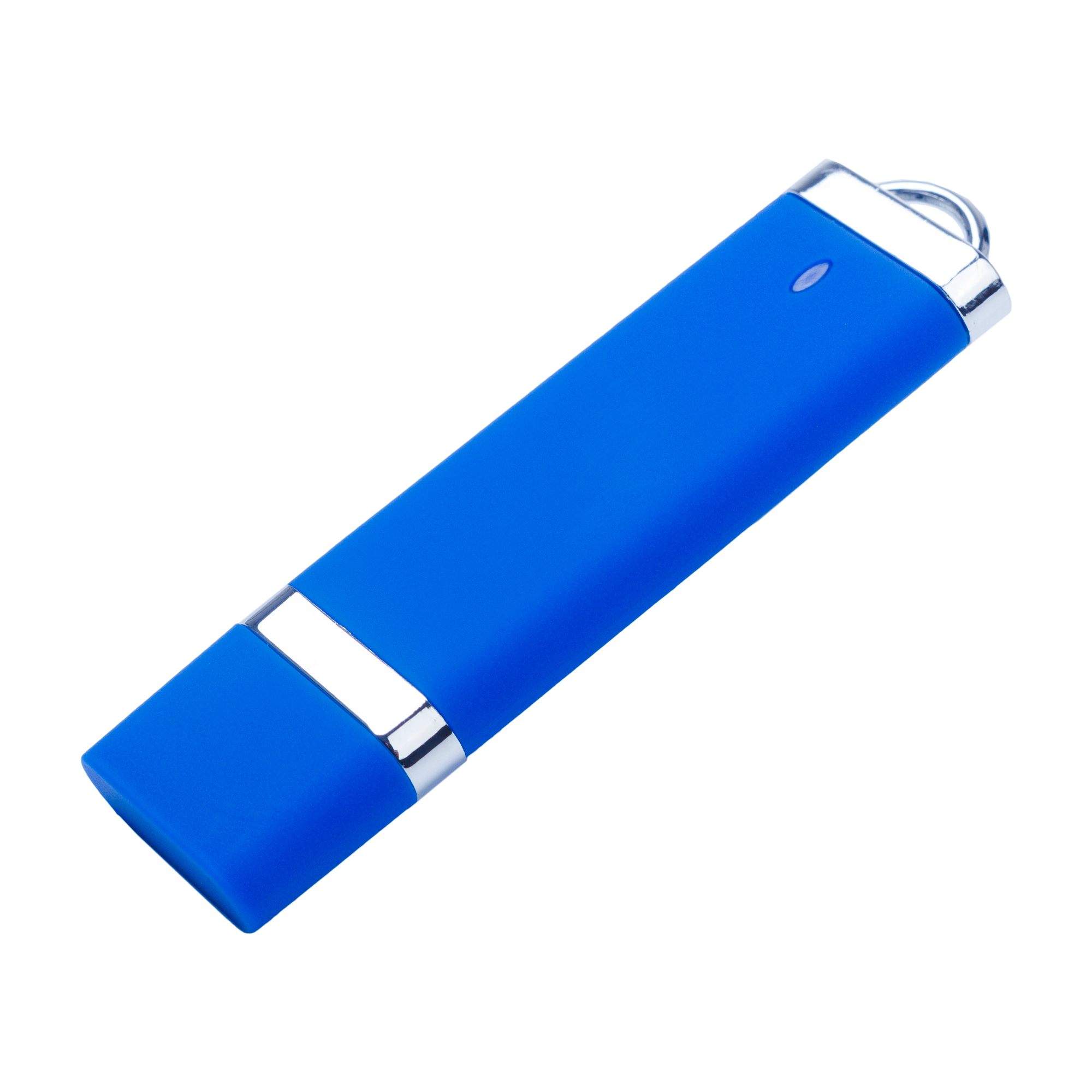 USB-флешка модель 116 Soft Touch, (USB 2.0), объем памяти 4 гб, цвет синий