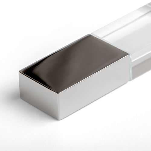 USB-флешка модель 310 Gloss, (USB 2.0), объем памяти 4 гб, цвет серебро